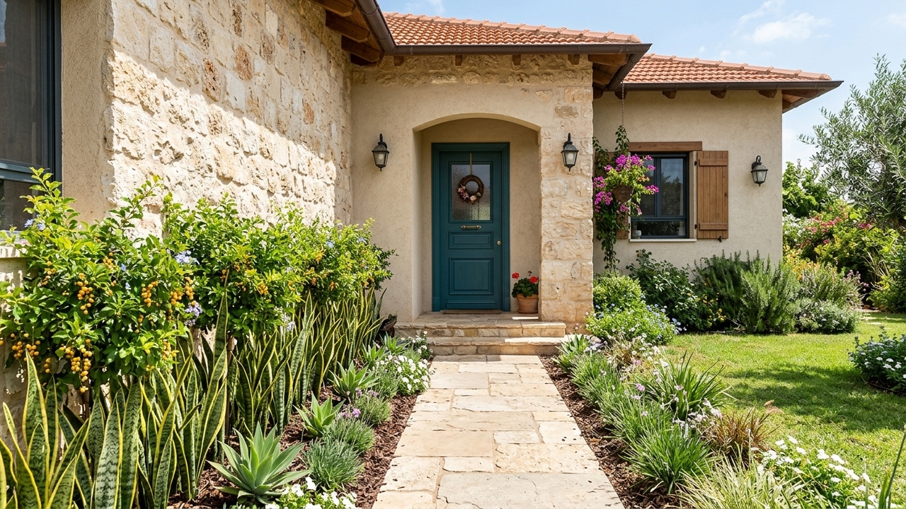 plantas ornamentais para porta de entrada