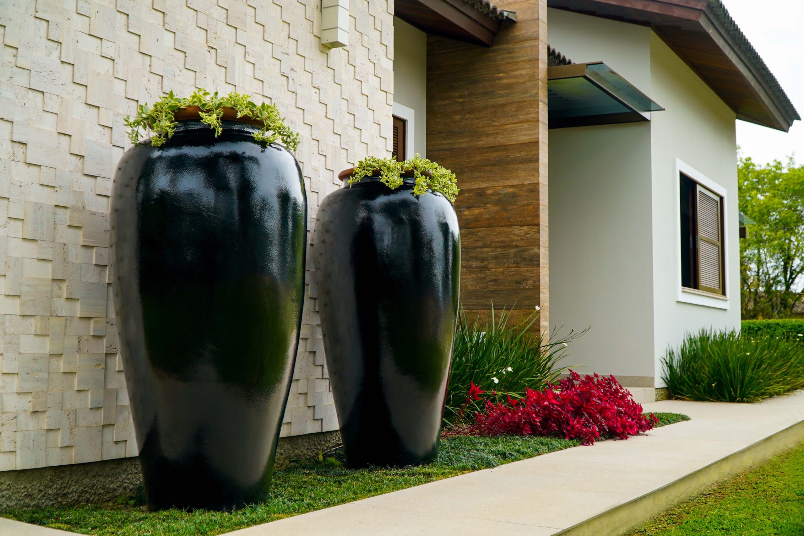 canteiros para plantas de frente de casa