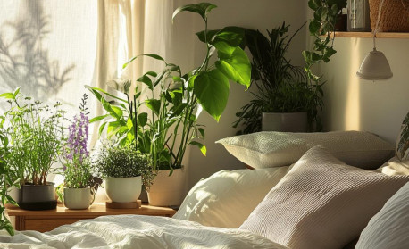plantas pendentes para quarto de casal