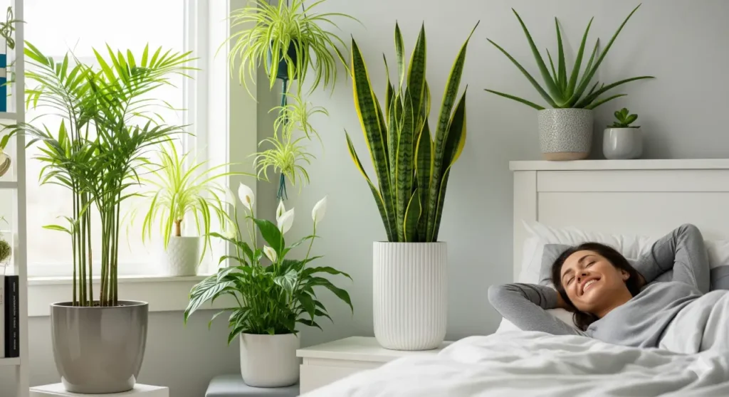 plantas que purificam o ar do quarto
