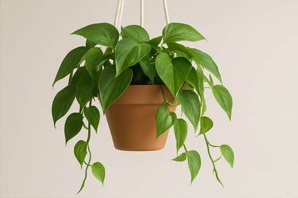 plantas pendentes para decorar prateleiras e estantes