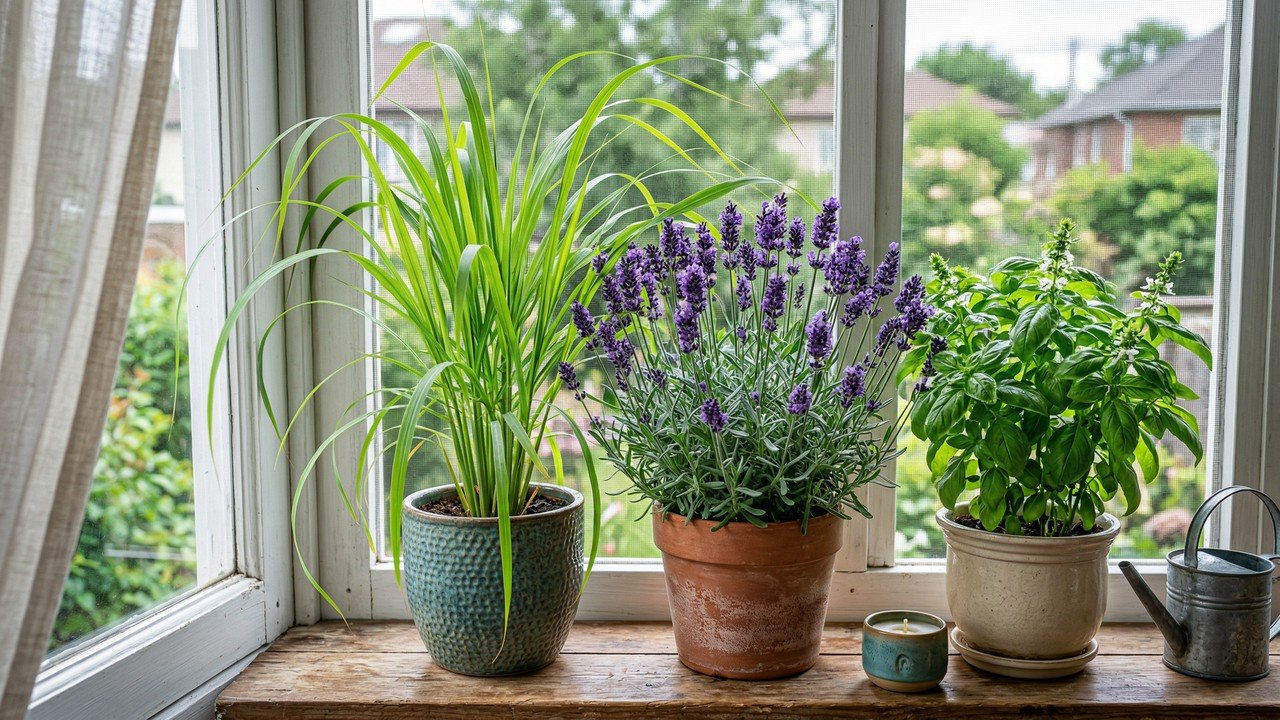 plantas de interior que repelem moscas