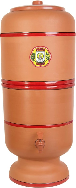 filtro de barro com boia