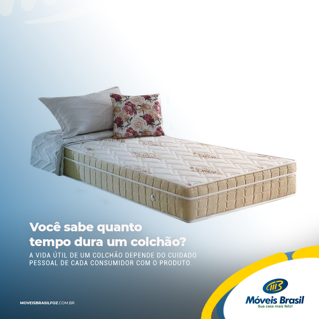 quanto tempo dura um colchão de espuma