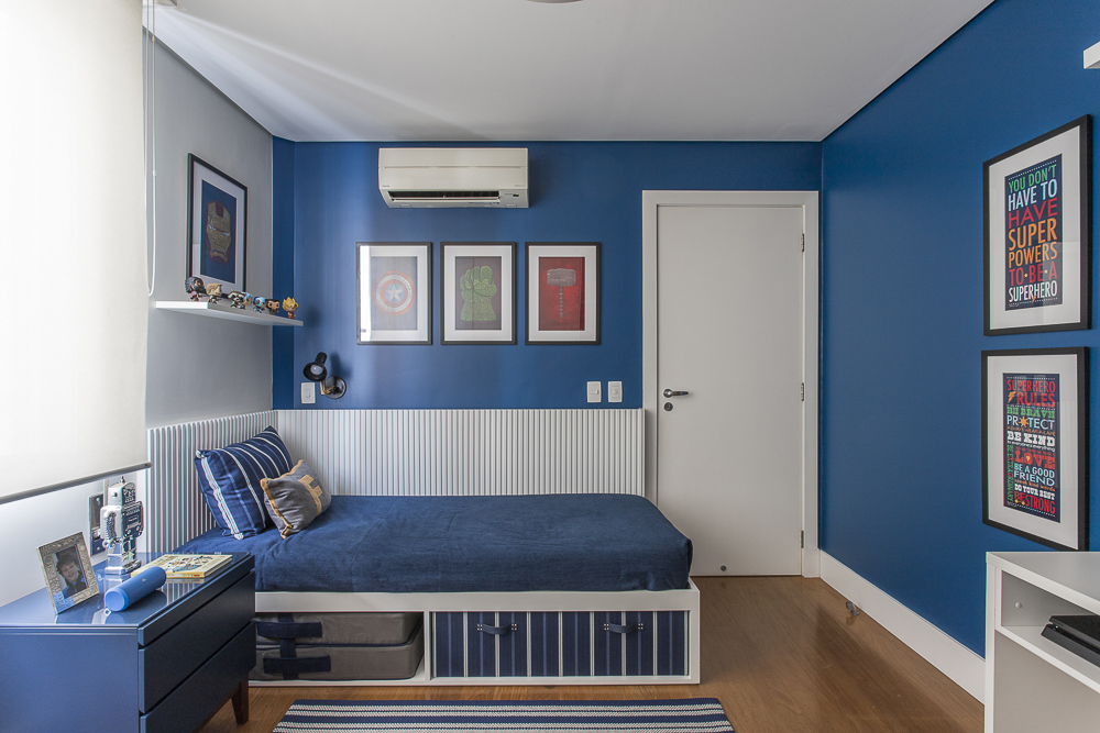 decoração quarto azul