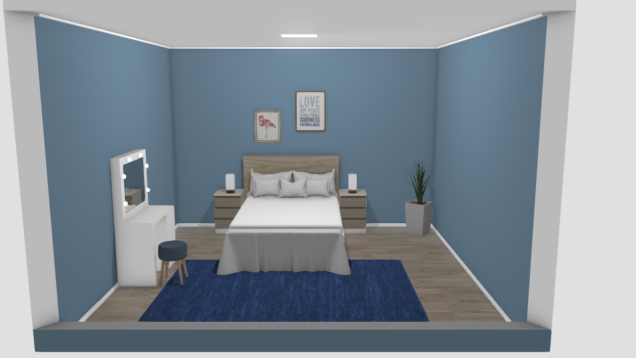 como usar azul na decoração do quarto
