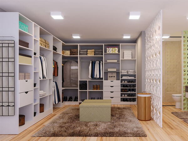 quanto custa um quarto com closet e banheiro planejado