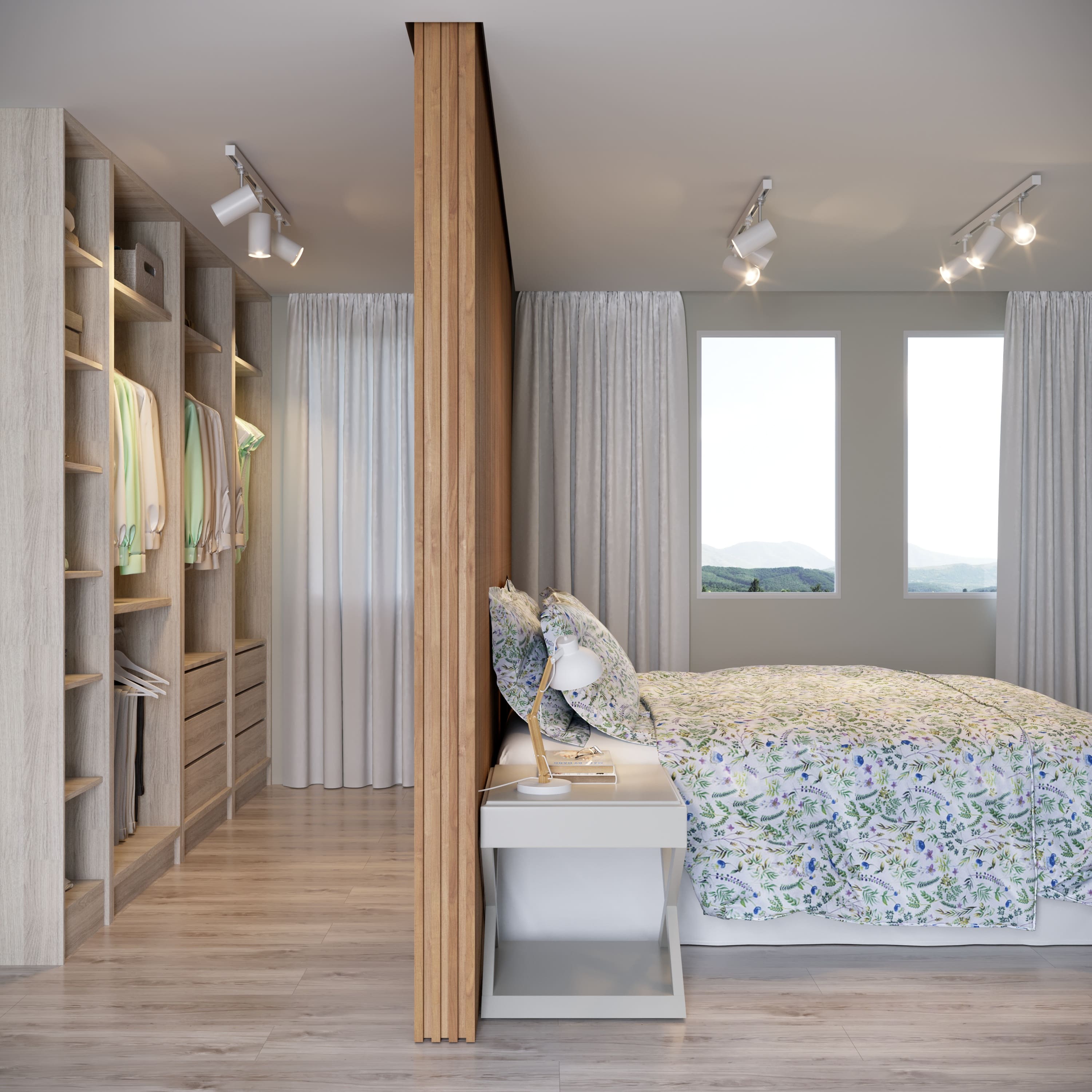 móveis planejados para quarto com closet