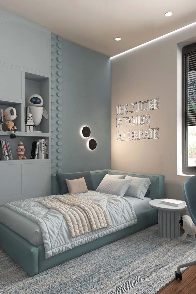 quarto de adolescente com varanda