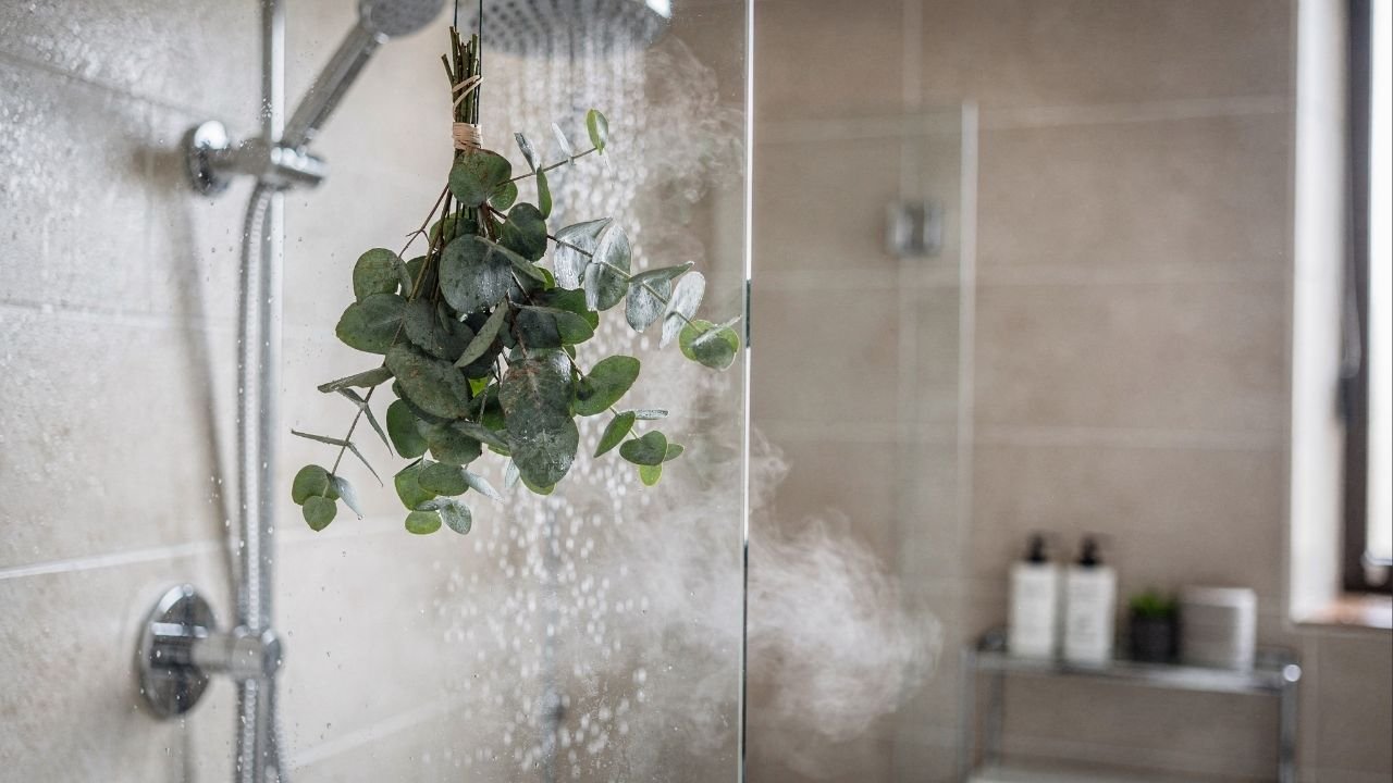 aromaterapia no chuveiro