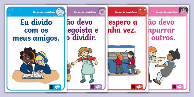 combinados para sala de aula
