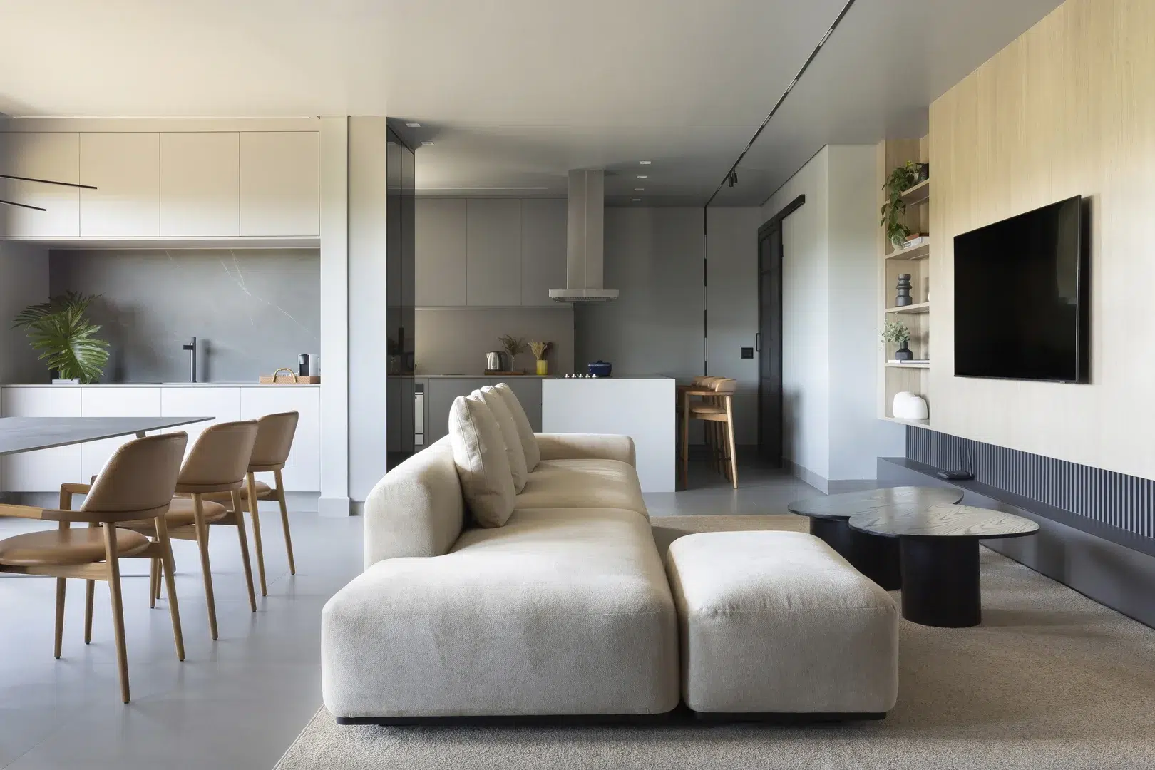 ideias de decoração sala sofá cinza