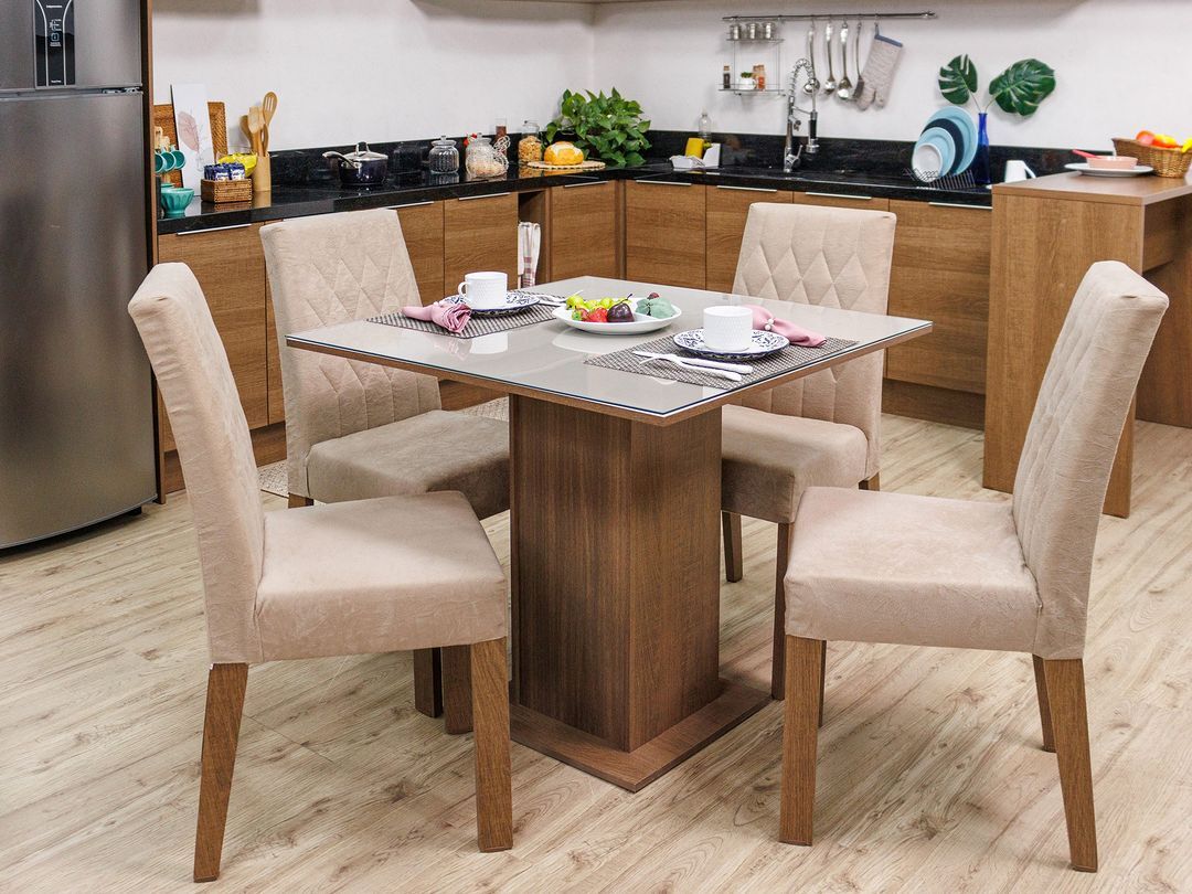 mesa de jantar para apartamento pequeno