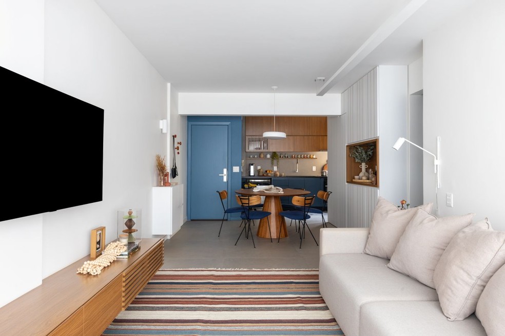 sala de estar e jantar conjugada