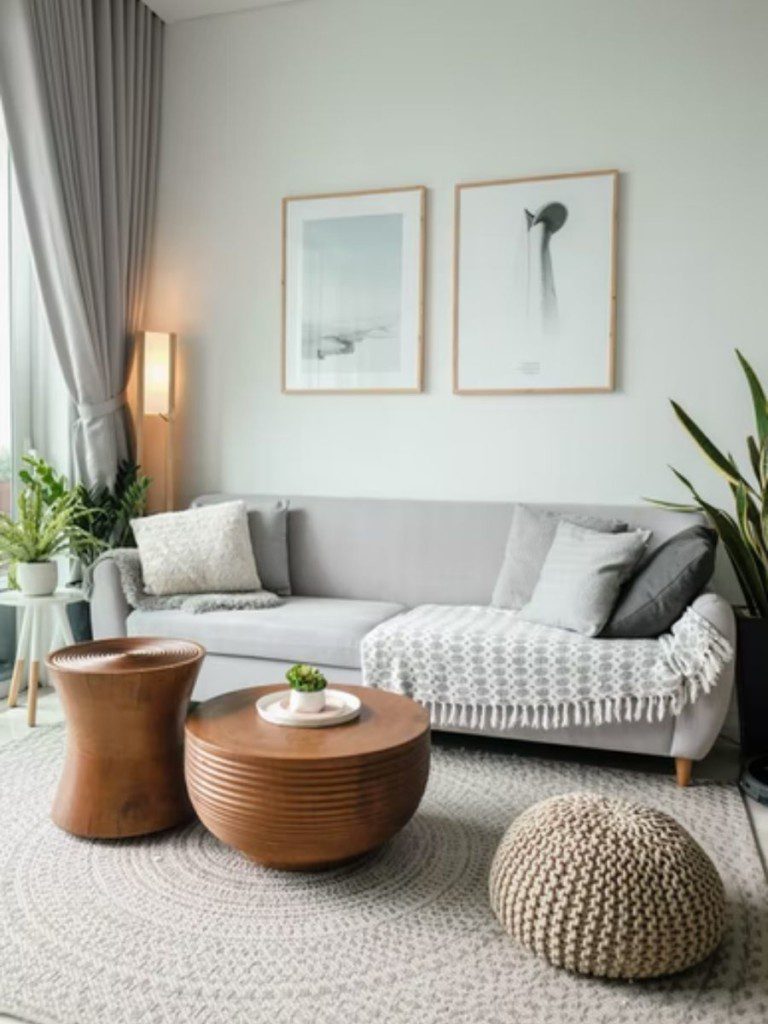 sala minimalista simples