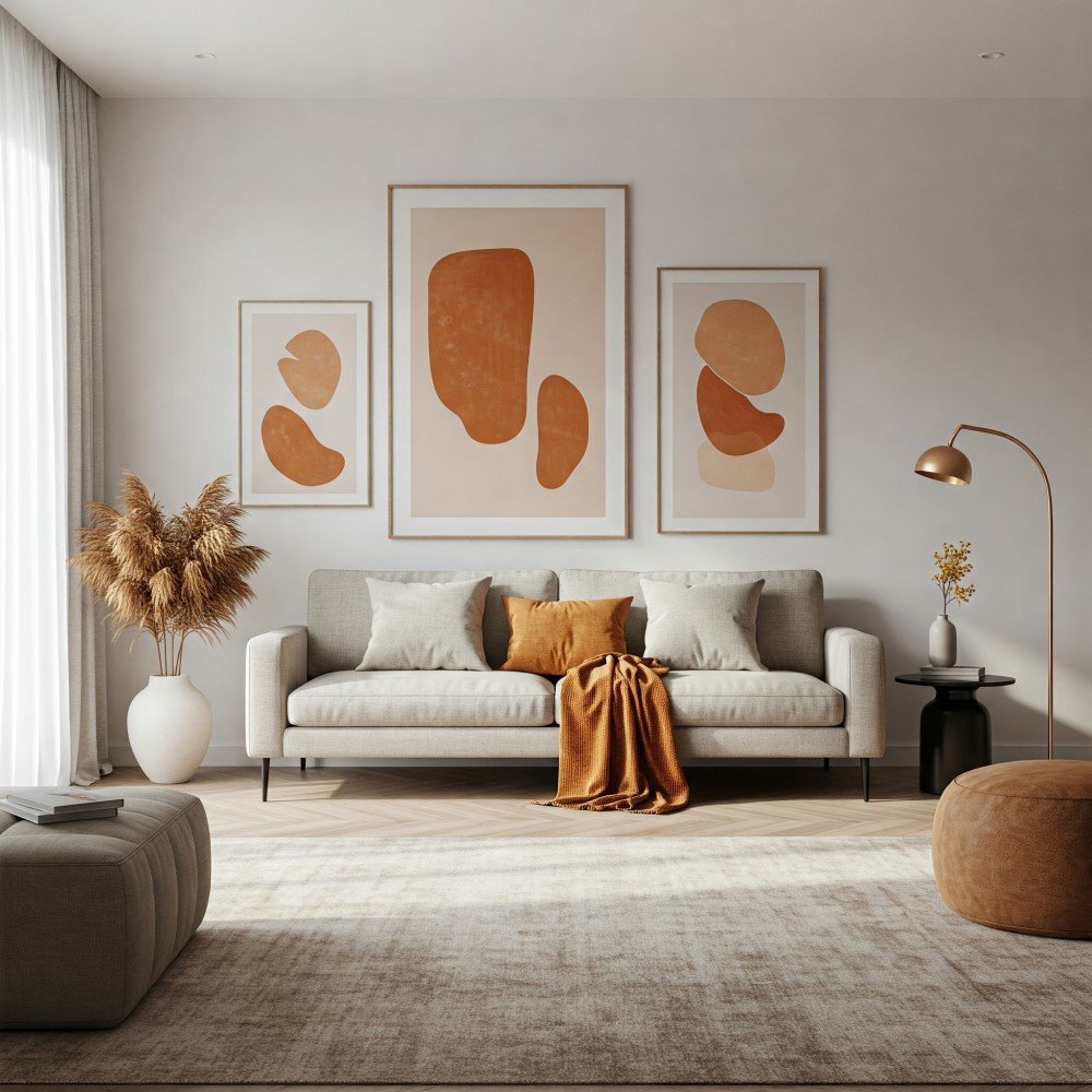 sala minimalista e funcional
