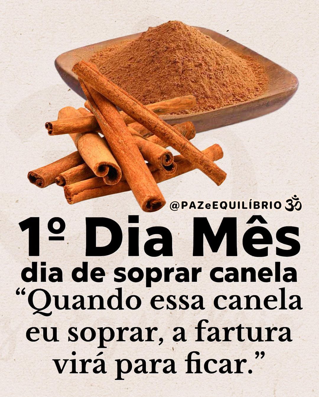 o que falar ao soprar canela