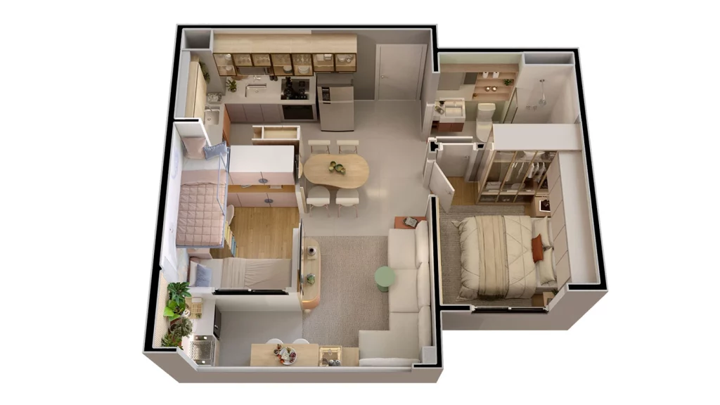 O que é demi-suíte