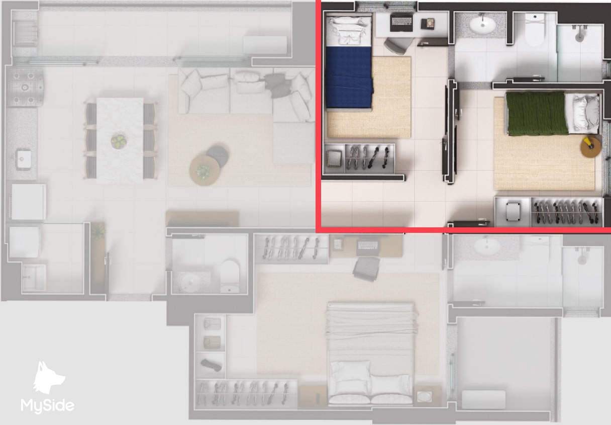 Vantagens da suíte americana