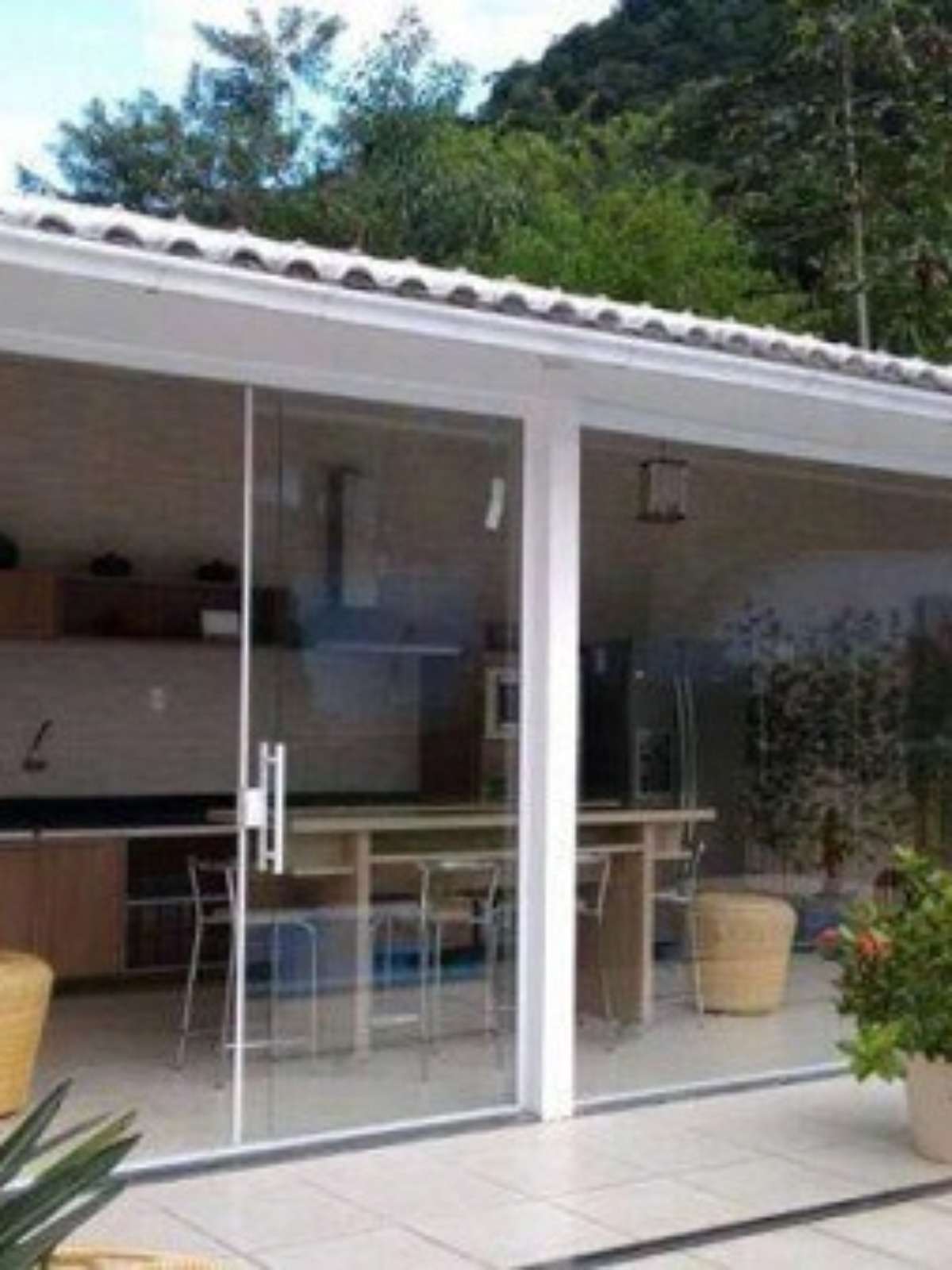 fechamento de área externa simples
