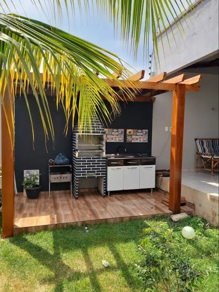 pergolado simples para quintal