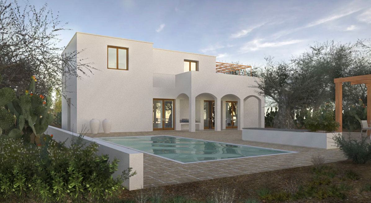 casas de praia com estilo mediterrâneo