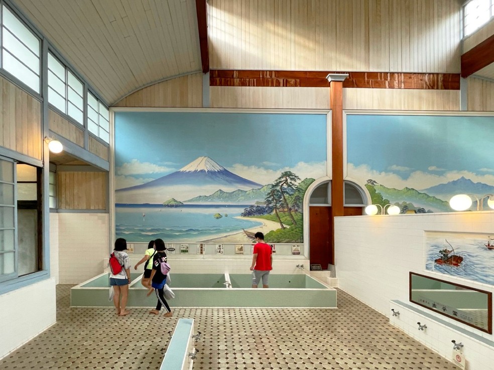 cultura do banho Japão
