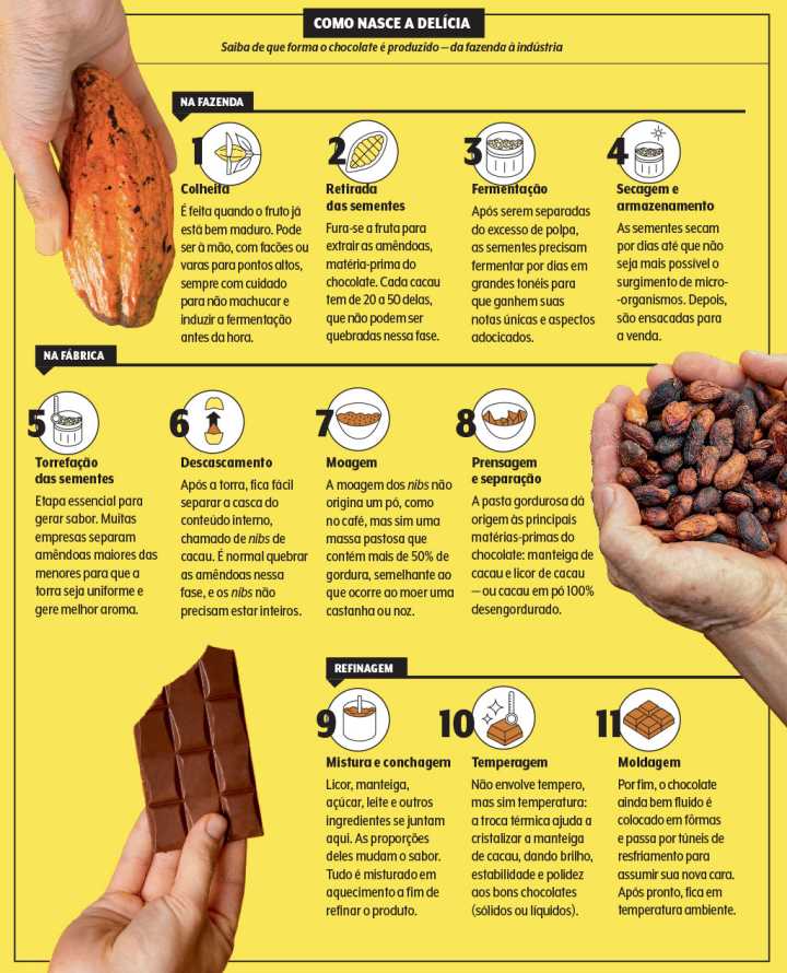 ciência do chocolate