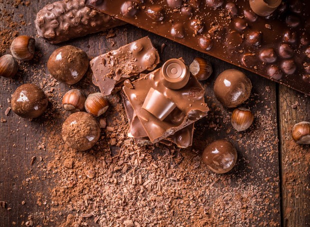 produção de chocolate