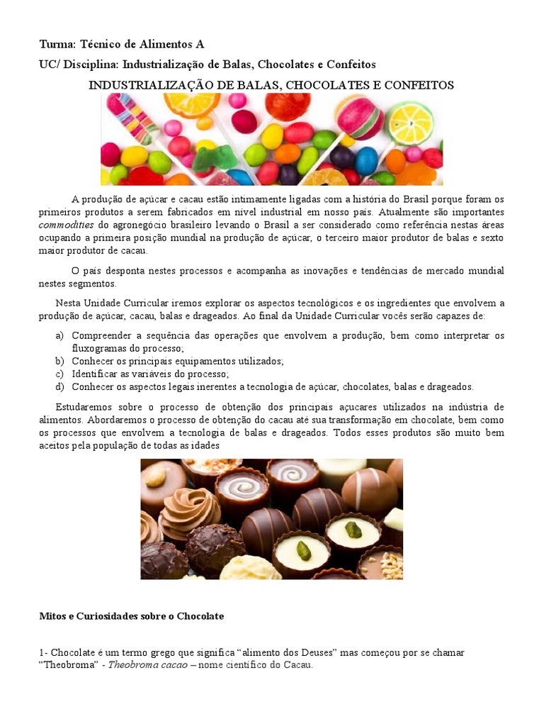 tipos de chocolate
