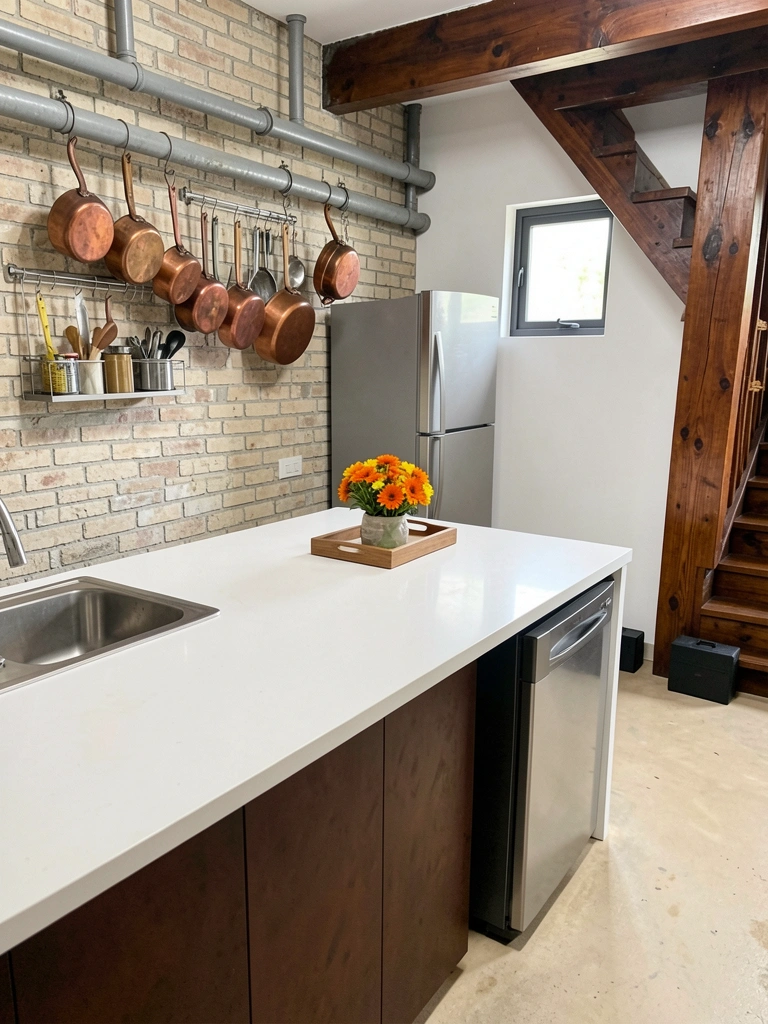Colagem com quatro recortes de cozinhas: uma com armários verdes, outra branca, uma de madeira e uma com bancada de mármore.