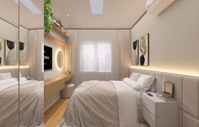 quarto pequeno casal