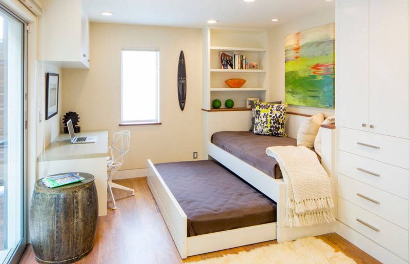 quarto pequeno funcional