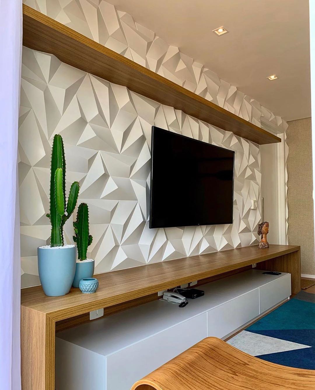 painel ripado para tv
