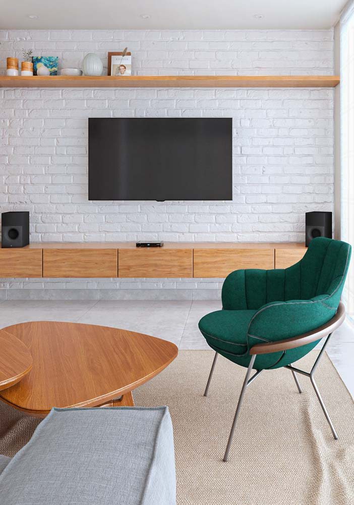iluminação para parede de tv