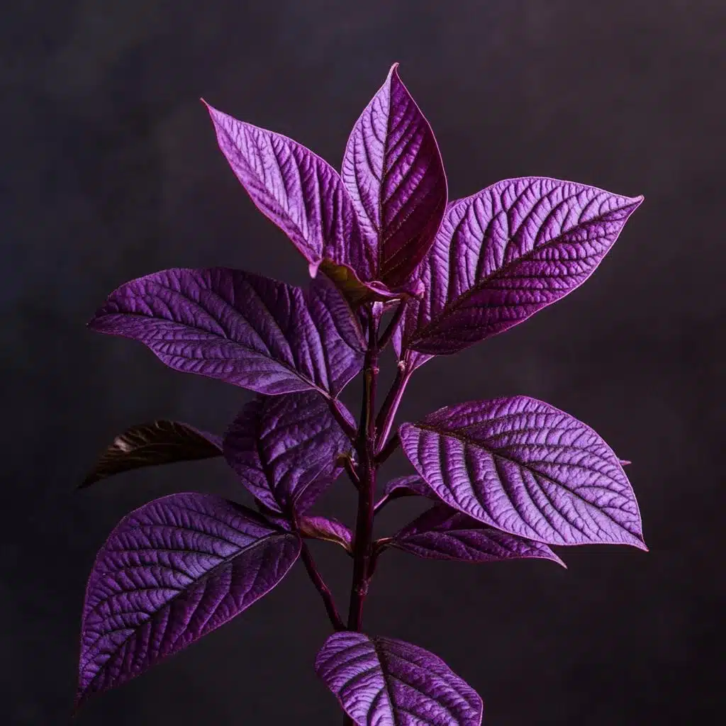 plantas roxas para jardim