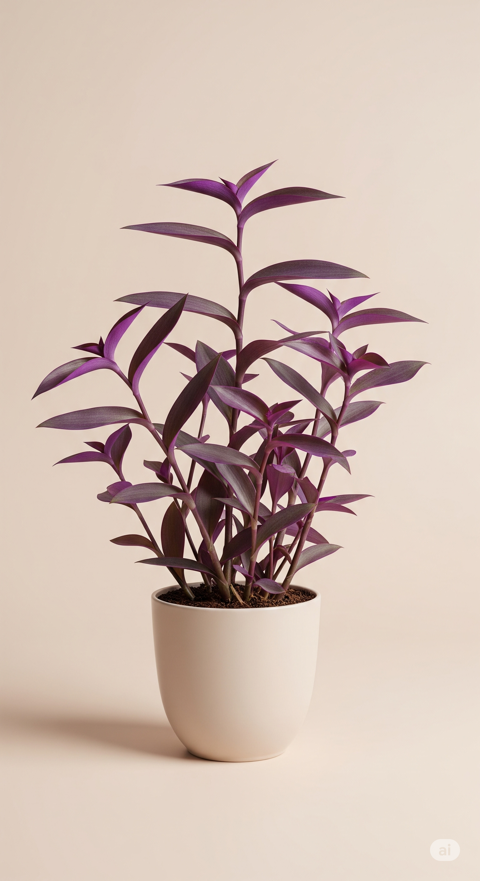 plantas de interior roxas