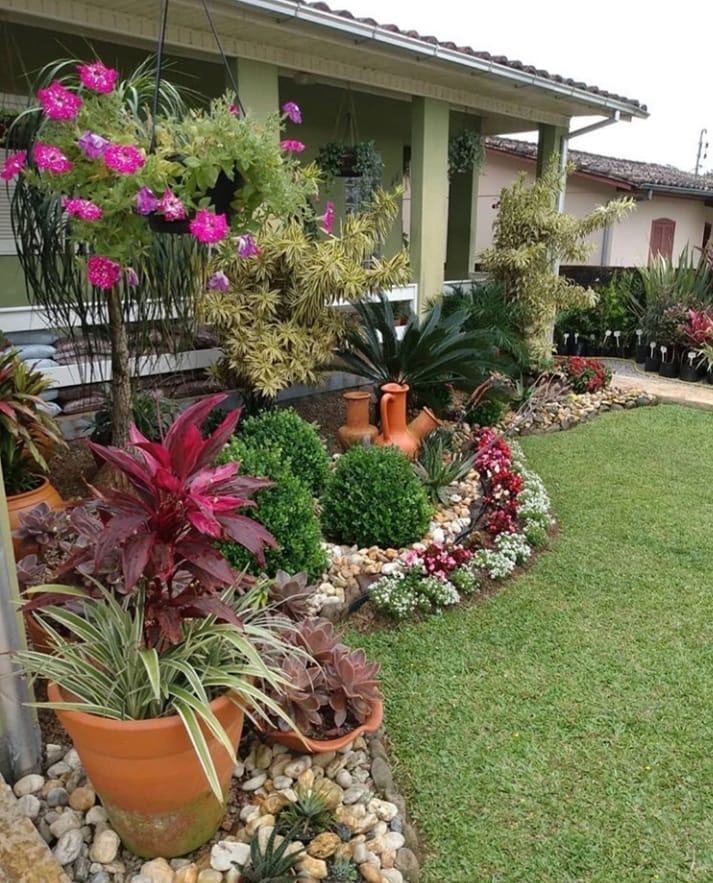 ideias de jardim rústico