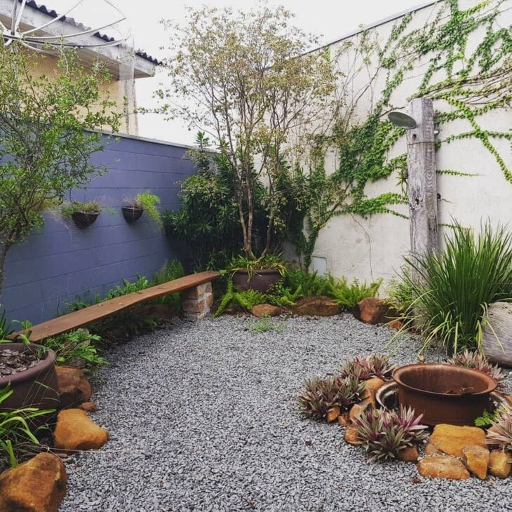 manutenção jardim de pedras
