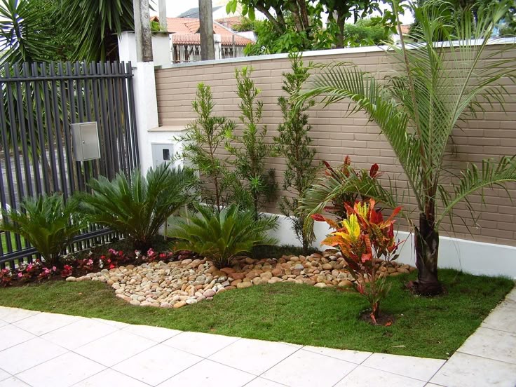 ideias de jardim para frente de casa