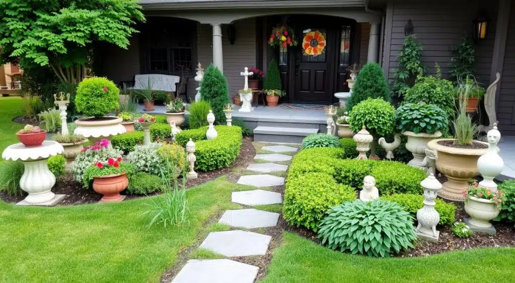 jardim de entrada de casa