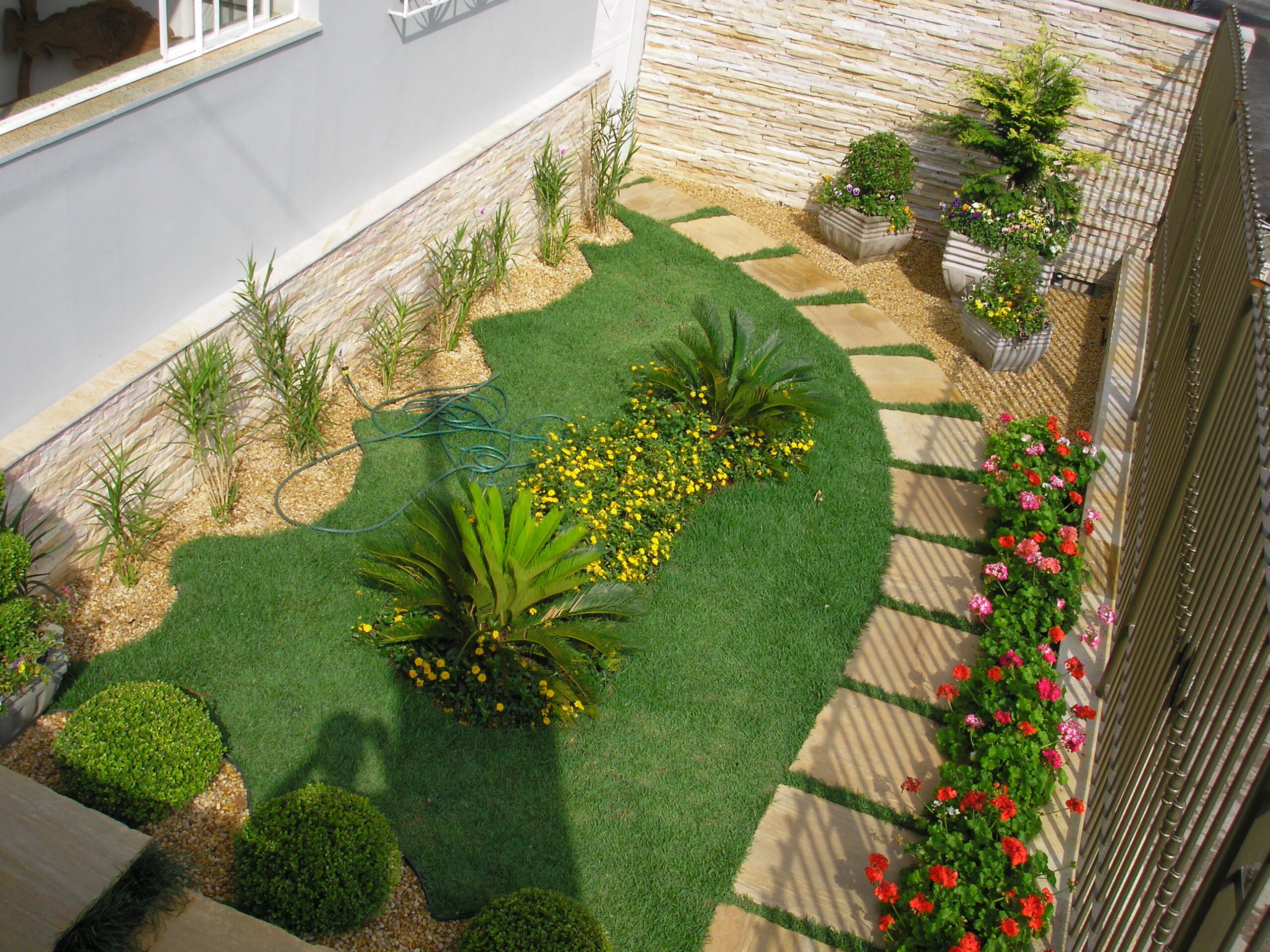 jardim vertical na entrada
