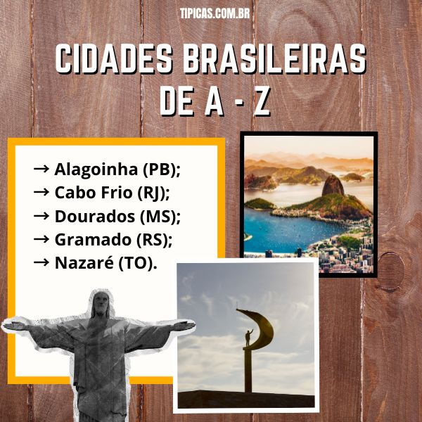 cidades mais visitadas