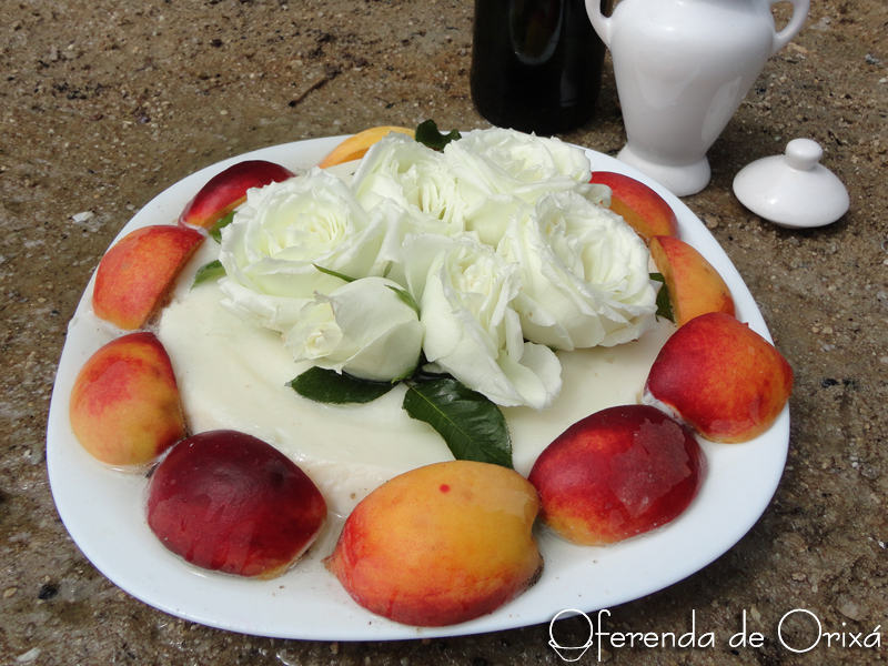 frutas brancas para Iemanjá
