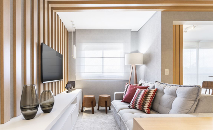 painel ripado sala