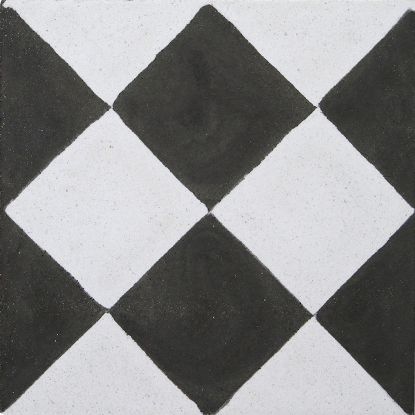piso preto e branco minimalista