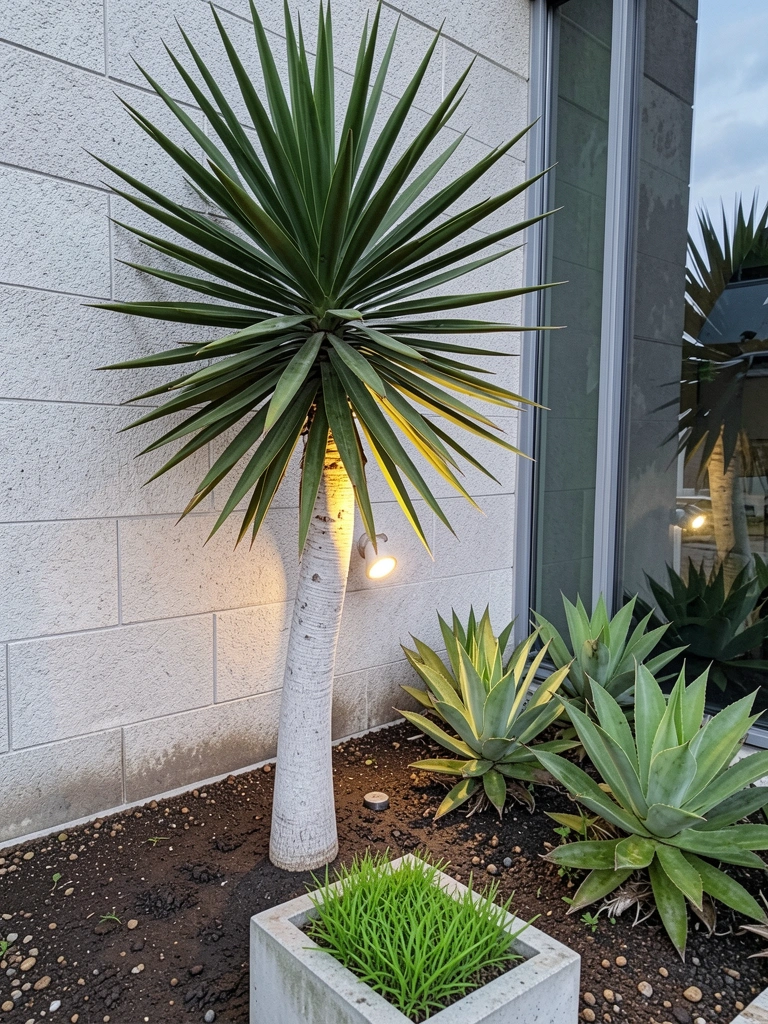 Fachada de casa com trepadeira verde cobrindo a parede ao lado da janela.