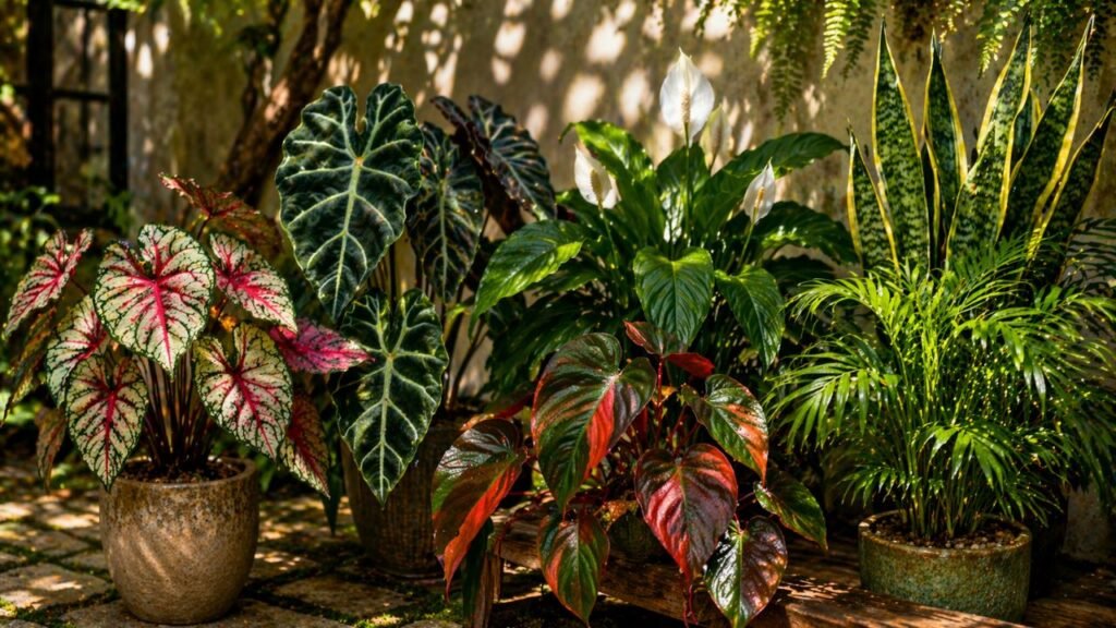 plantas ornamentais de sombra