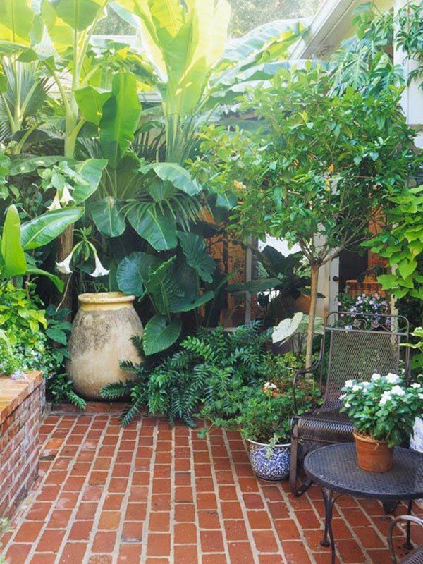 jardim pequeno e barato