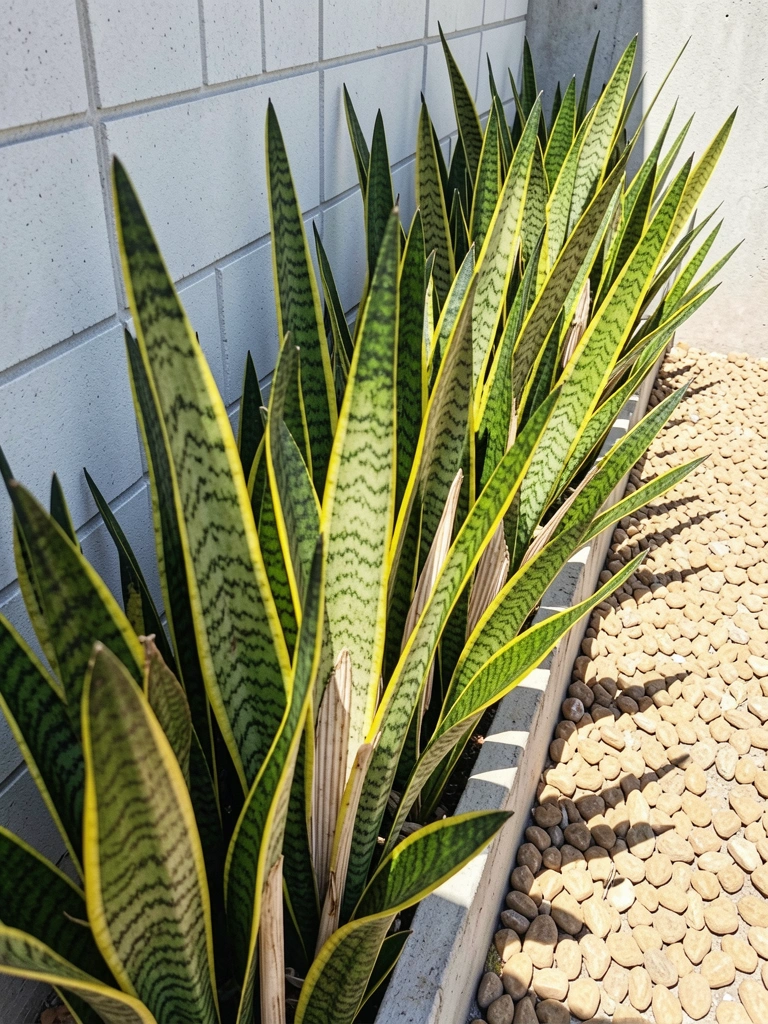 Canteiro de flores coloridas sob sol forte, com plantas resistentes ao calor